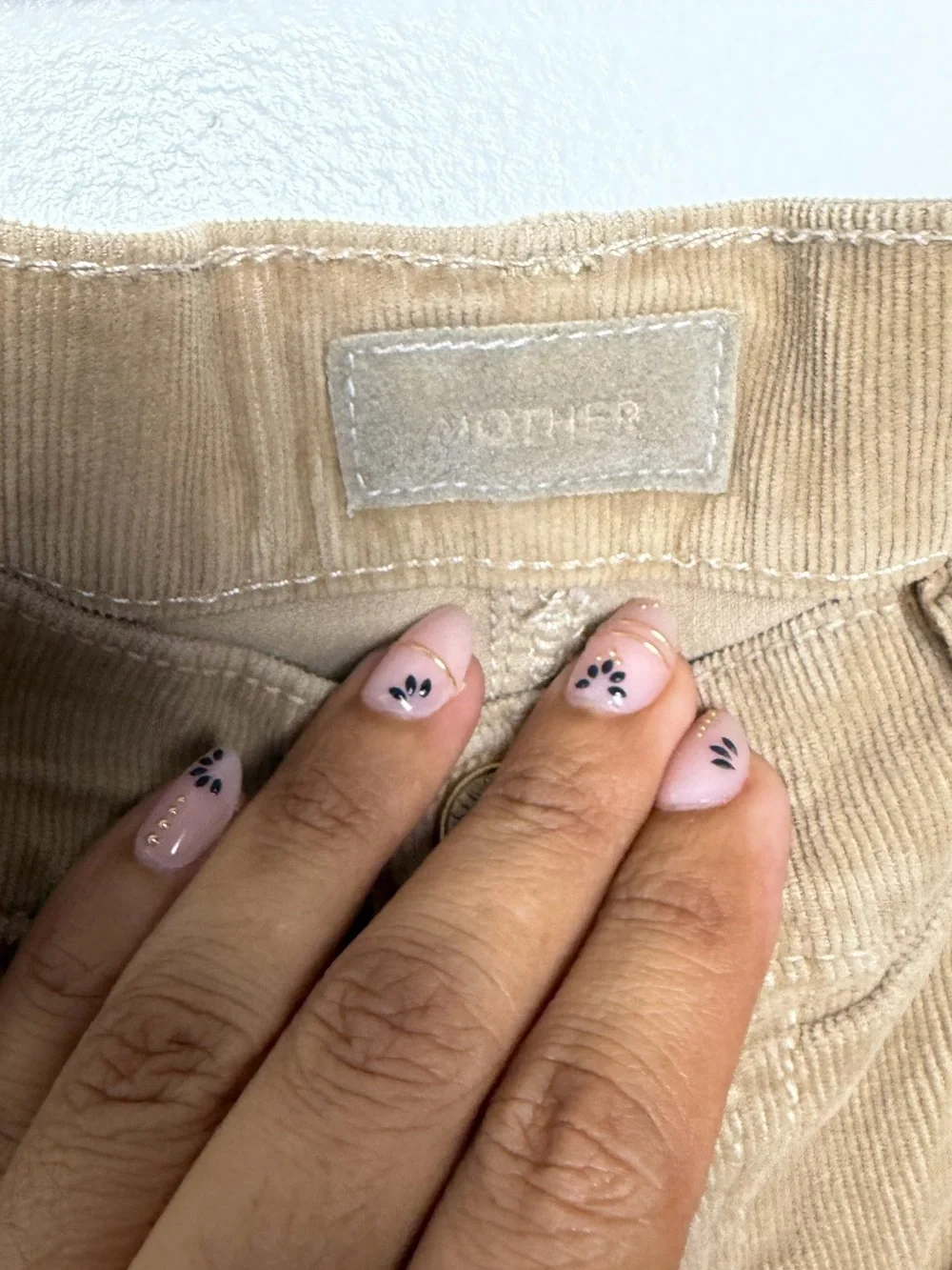MOTHER Corduroy Outsider Crop Hopscotch Pants